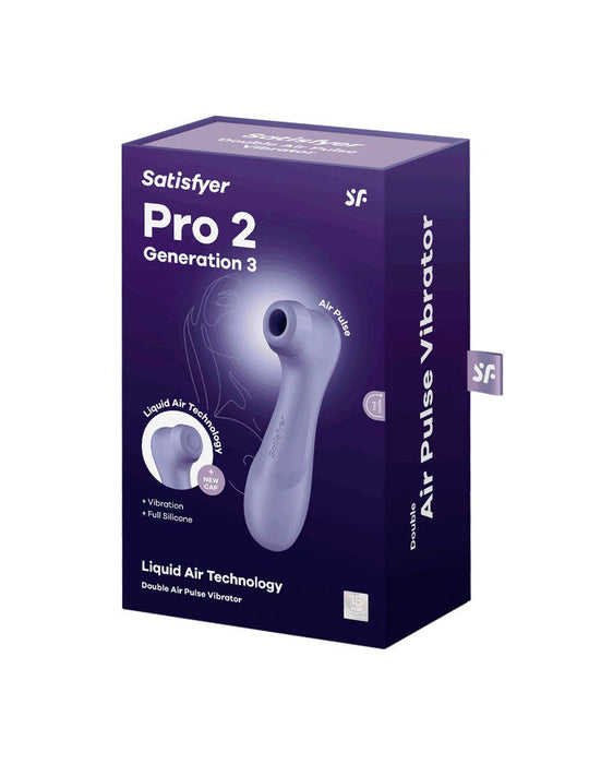Satisfyer - Pro 2 Generation 3 Air Pressure Vibrator - Lilac