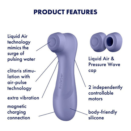 Satisfyer - Pro 2 Generation 3 Luftdruck Vibrator - Lila