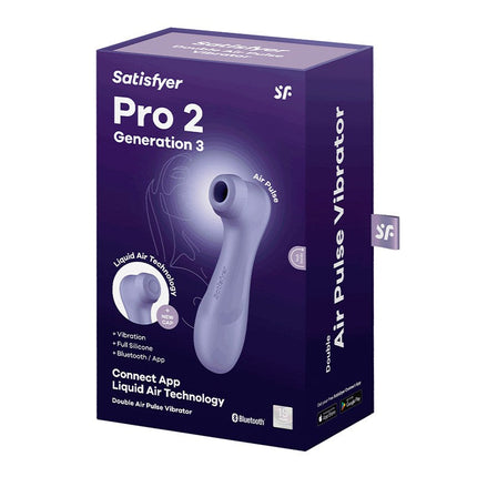 Satisfyer - Pro 2 Generation 3 Luchtdruk Vibrator Met App Control - Lila