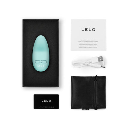 LELO - Lily 3 - Vibromasseur Clitoris Lay On - Bleu Clair