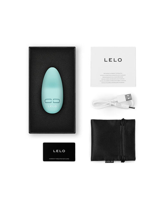LELO - Lily 3 - Vibrador Clitoris Lay On - Azul Claro