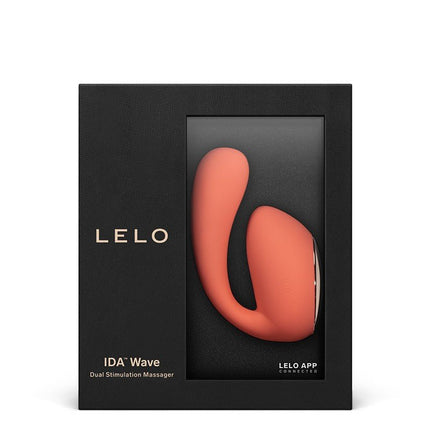 LELO Ida Wave dual stimulation Vibrator mit Wellenbewegungstechnologie und APP-Steuerung - Koralle