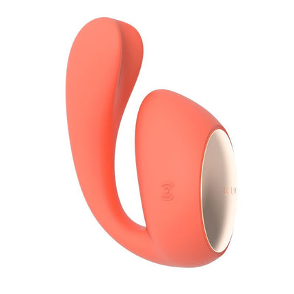 LELO Ida Wave dual stimulation Vibrator mit Wellenbewegungstechnologie und APP-Steuerung - Koralle