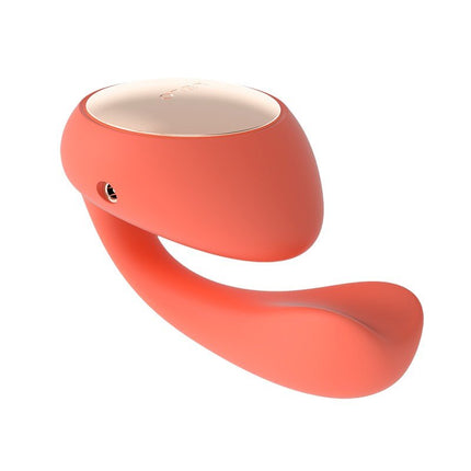 LELO Ida Wave dual stimulation Vibrator mit Wellenbewegungstechnologie und APP-Steuerung - Koralle