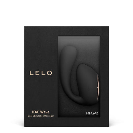 LELO Ida Wave dual stimulation vibrador con tecnología de movimiento ondulado y control APP - negro