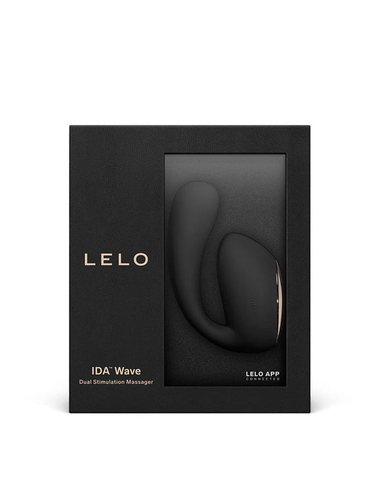 LELO Ida Wave dual stimulation vibrador con tecnología de movimiento ondulado y control APP - negro