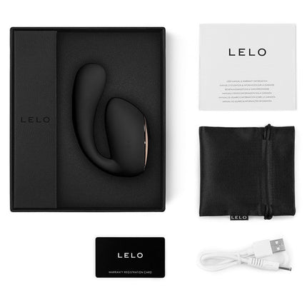 LELO Ida Wave dual stimulation vibrador con tecnología de movimiento ondulado y control APP - negro