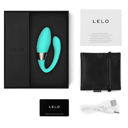 LELO Tiani Harmony Dual Action Partner-Vibrator mit APP-Steuerung - turquoise