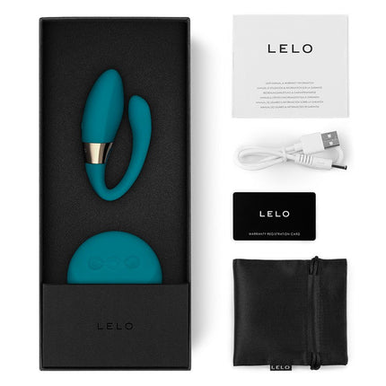 LELO Tiani Duo Koppel vibrator met afstandsbediening - turquoise