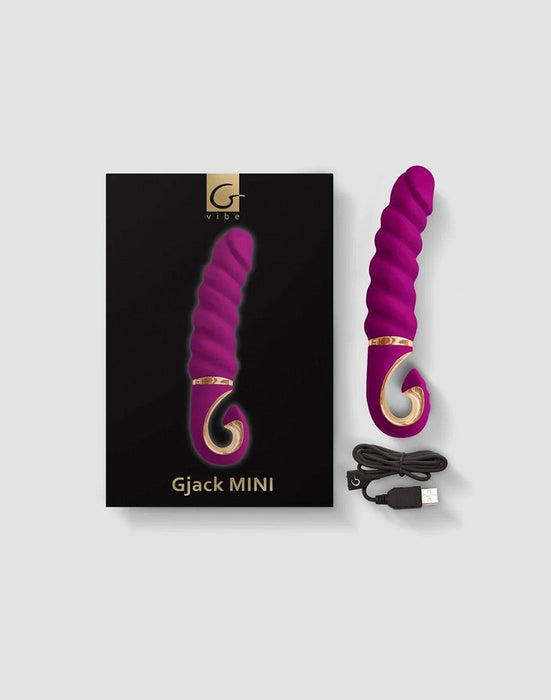 G-Vibe - G-Jack Mini Ribbed Vibrator - Purple