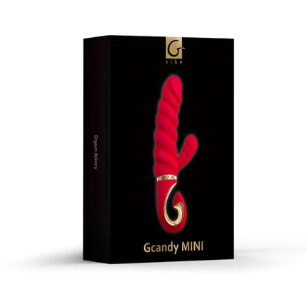 G-Vibe - G-Candy Mini Gerippter Rabbit Vibrator - Rot