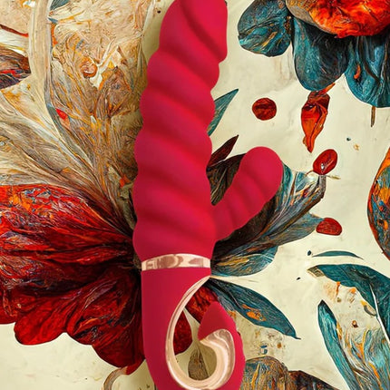 G-Vibe - G-Candy Mini Gerippter Rabbit Vibrator - Rot