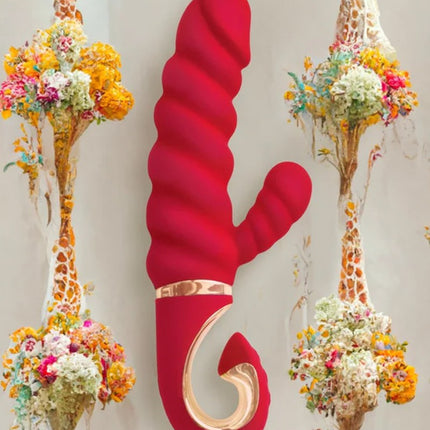 G-Vibe - G-Candy Mini Gerippter Rabbit Vibrator - Rot