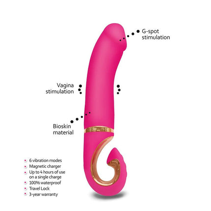 G-Vibe - G-Jay Mini Vibrador Realista - Rosa