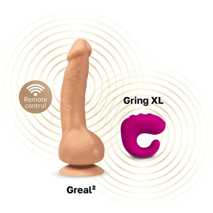 G-Vibe - G-Real Mini Vibrating Dildo - Light skin color