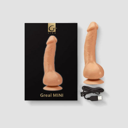 G-Vibe - G-Real Mini Vibrating Dildo - Light skin color