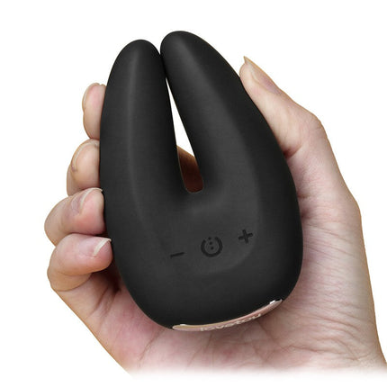 Lovetoy - O-Sensual Rapture Twin - Clitoris of Tepel Vibrator - Zwart