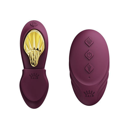 ZALO Draagbare Panty Vibrator (voor in een slipje) met afstandsbediening - paars