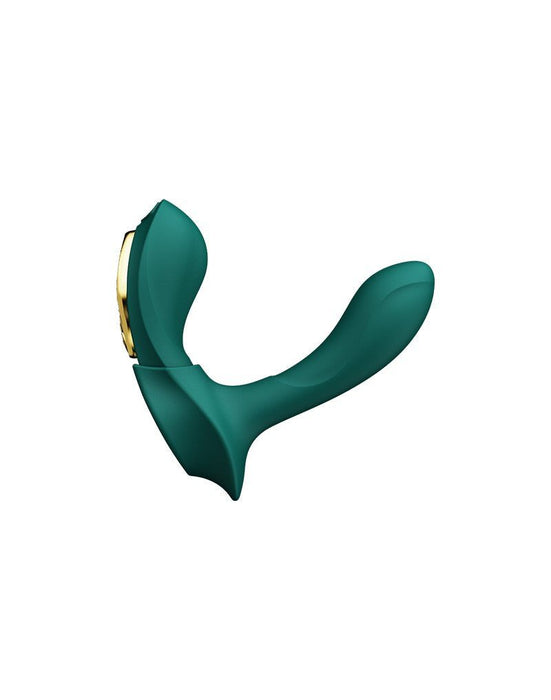 ZALO Wearable Panty Vibrator (pour les caleçons) avec télécommande - vert