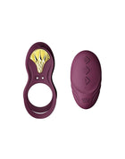 ZALO Vibrierende Cockring & Partnervibrator Vibrator BAYEK mit Fernbedienung - amethyst lila