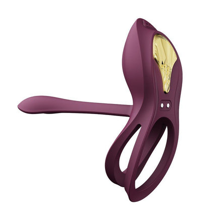 ZALO Vibrierende Cockring & Partnervibrator Vibrator BAYEK mit Fernbedienung - amethyst lila