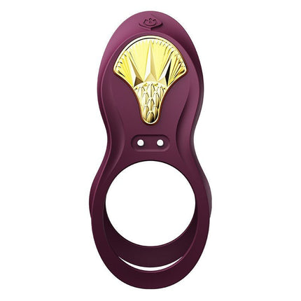 ZALO Vibrierende Cockring & Partnervibrator Vibrator BAYEK mit Fernbedienung - amethyst lila