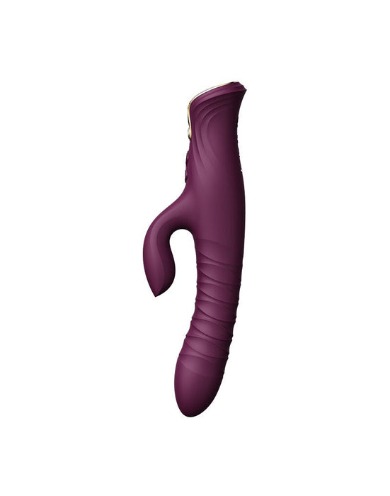 Zalo - Mose - Vibrador rabbit con función de embestida - Thrusting Rabbit Vibrator - Amatista púrpura