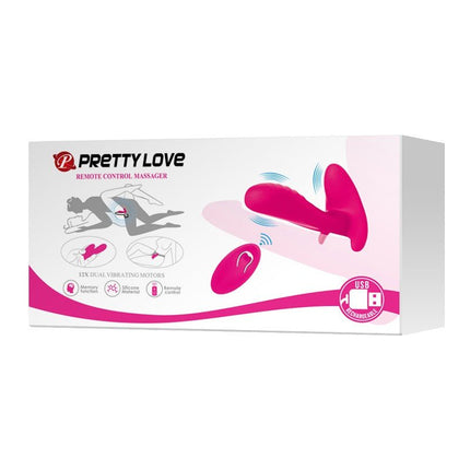 Pretty Love Finger-Vibrator / Panty-Vibrator / Partner-Vibrator 3-in-1 - rosa