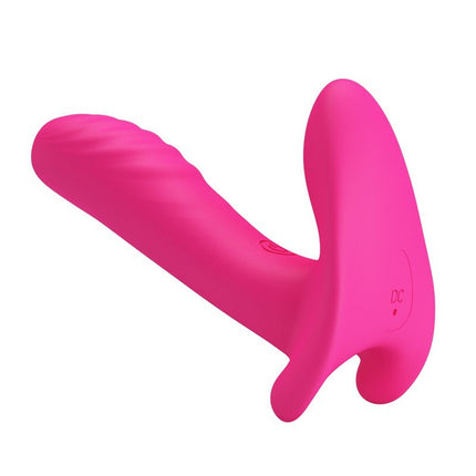 Pretty Love Finger-Vibrator / Panty-Vibrator / Partner-Vibrator 3-in-1 - rosa