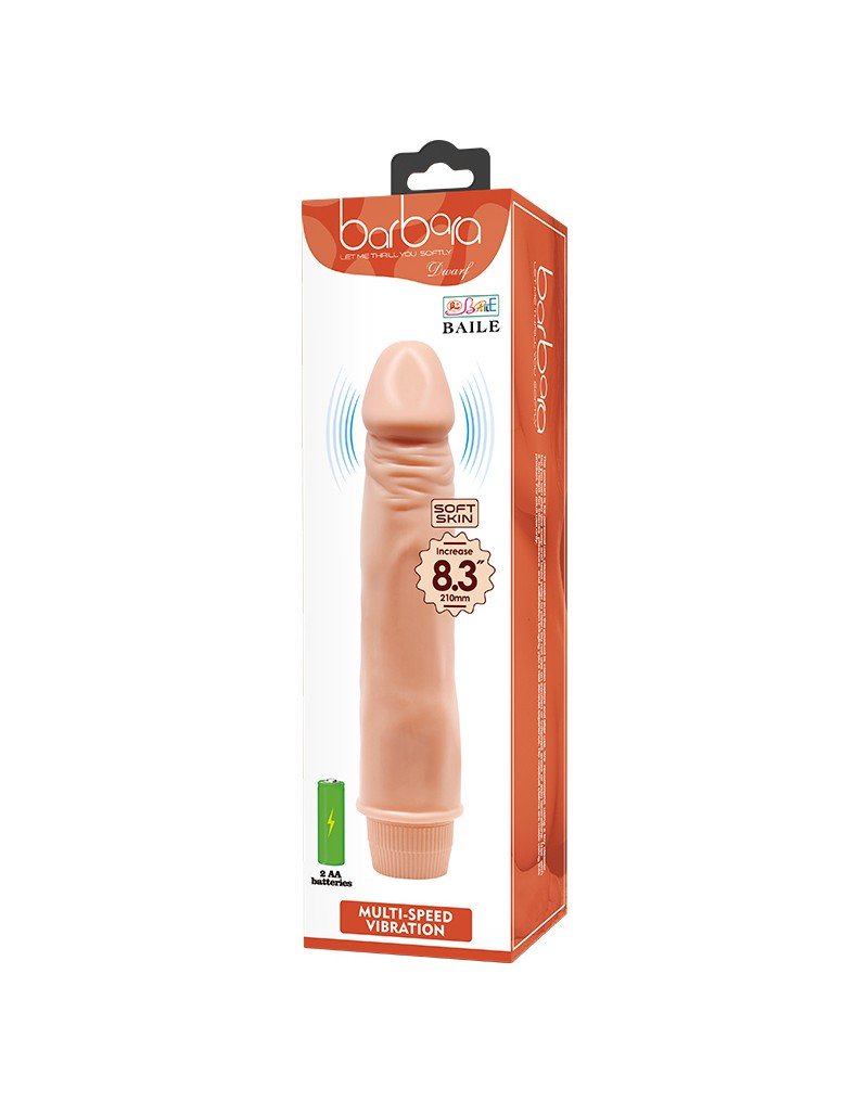 Pretty Love Realistische Vibrator DWARF - lichte huidskleur