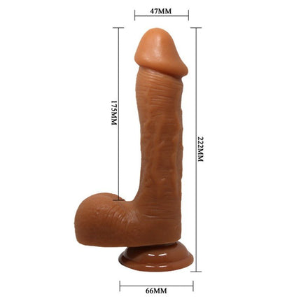 Pretty Love Realistic Dildo JOHNSON 22 x 4.7 cm - medium skin color