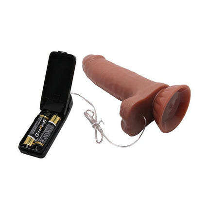 Pretty Love Vibrierender Dildo MADDOX - mittlere Hautfarbe