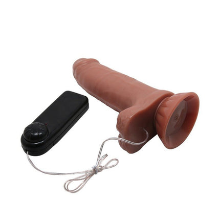 Pretty Love Vibrierender Dildo MADDOX - mittlere Hautfarbe