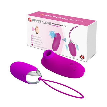 Pretty Love Oeuf vibrant Plus Vibrateur à pression d'air ORTHUS - rose