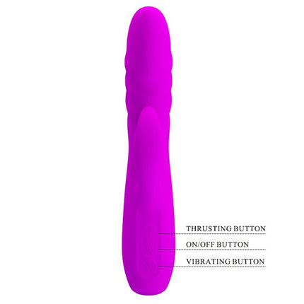 Pretty Love Bouncing Rabbit Vibrator MELANIE - rosa