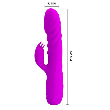Pretty Love Bouncing Rabbit Vibrator MELANIE - rosa