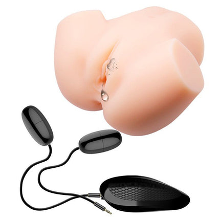 Crazy Bull Vibrerende Vagina & Ass Masturbator VERONICA - lichte huidskleur