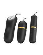 Pretty Love Electrosex Bullet Vibrator Set - zwart