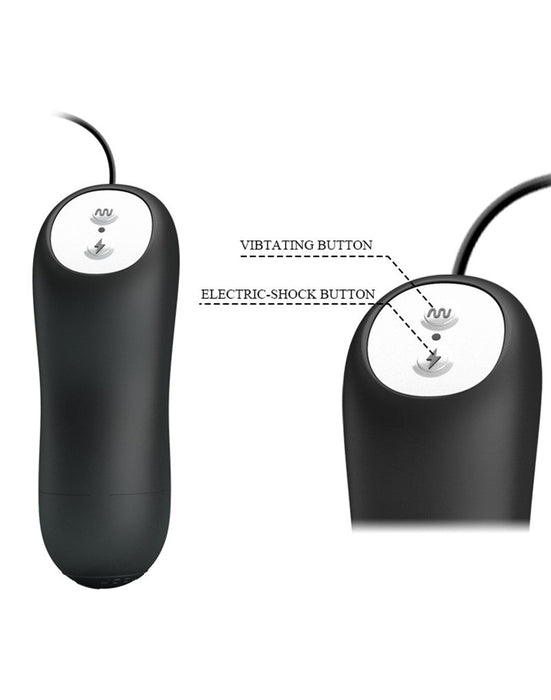 Pretty Love Electrosex Bullet Vibrator Set - black