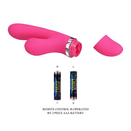 Pretty Love Tarzan Vibrator mit Saugfunktion WILLOW - rosa