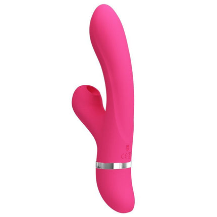 Pretty Love Tarzan Vibrator mit Saugfunktion WILLOW - rosa