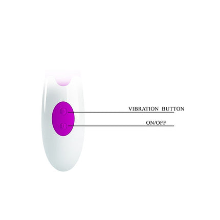 Pretty Love Rabbit Vibrator/Tarzan Vibrator BUTTERFLY KISS - rosa