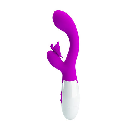Pretty Love Rabbit Vibrator/Tarzan Vibrator BUTTERFLY KISS - rosa