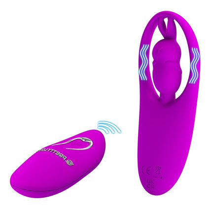 Pretty Love Clitoris Stimulator / Panty Vibrator met Afstandsbediening WILD RABBIT - roze