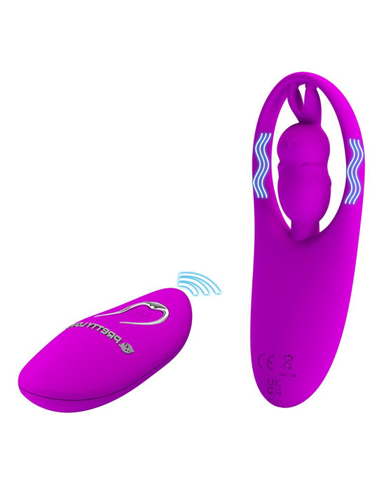 Pretty Love Clitoris Stimulator / Panty Vibrator met Afstandsbediening WILD RABBIT - roze