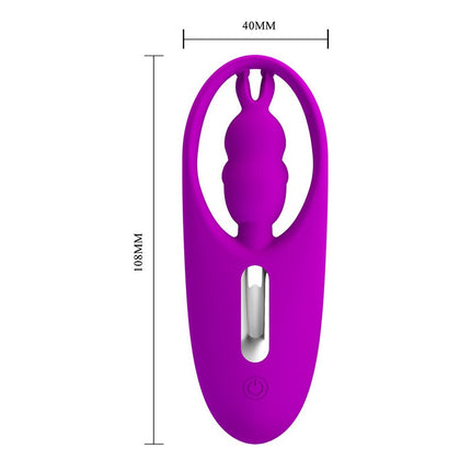 Pretty Love Clitoris Stimulator / Panty Vibrator met Afstandsbediening WILD RABBIT - roze