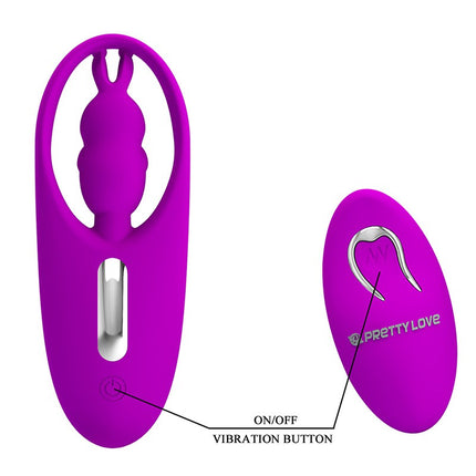 Pretty Love Clitoris Stimulator / Panty Vibrator met Afstandsbediening WILD RABBIT - roze