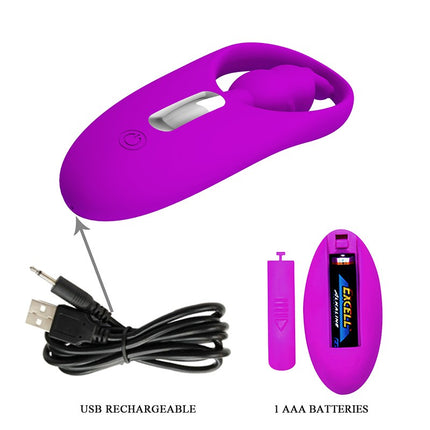 Pretty Love Clitoris Stimulator / Panty Vibrator met Afstandsbediening WILD RABBIT - roze