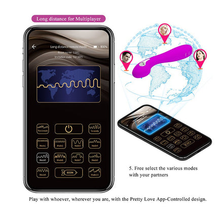 Pretty Love Electro Shock E-stim Vibrador HOMUNCULUS - rosa