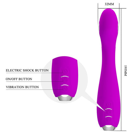 Pretty Love Electro Shock E-stim Vibrador HOMUNCULUS - rosa